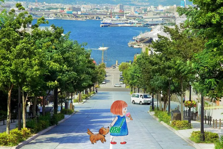 快樂生活卡+北海道八幡坂拼貼