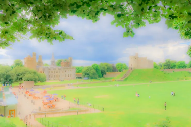 卡地夫城堡(Cardiff Castle)一景