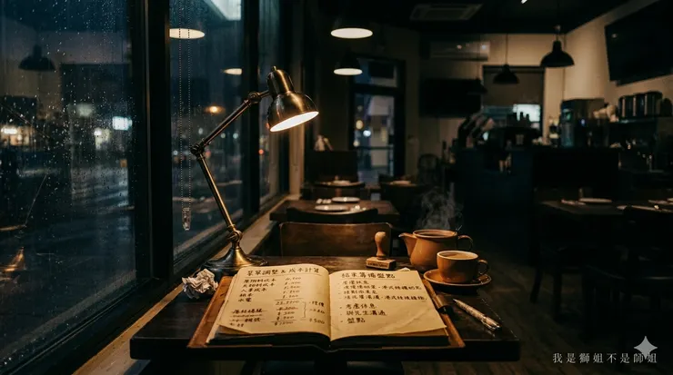 寫一段，關於「想退場，卻還在撐的日子」。（圖片來源／Gemini）