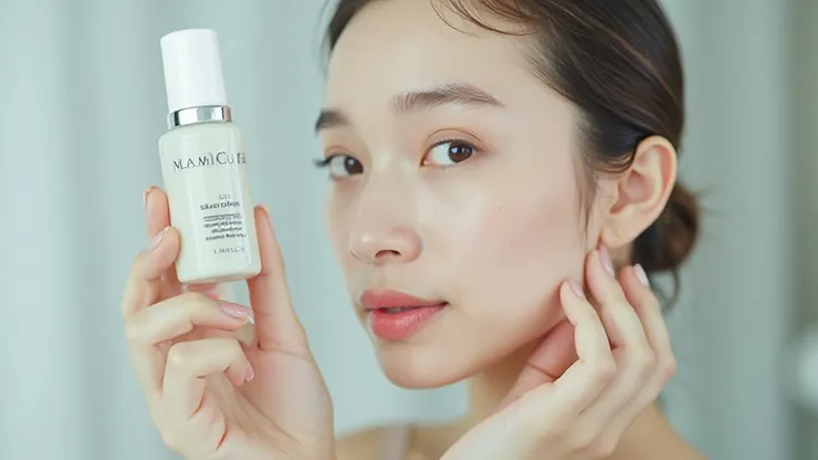 臉部保濕示意圖