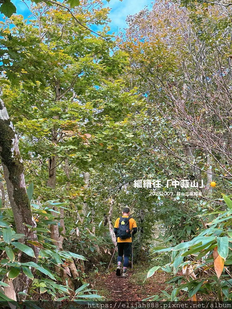 【2025初秋.岡山県真庭市】蒜山三座縱走/下蒜山(海拔11