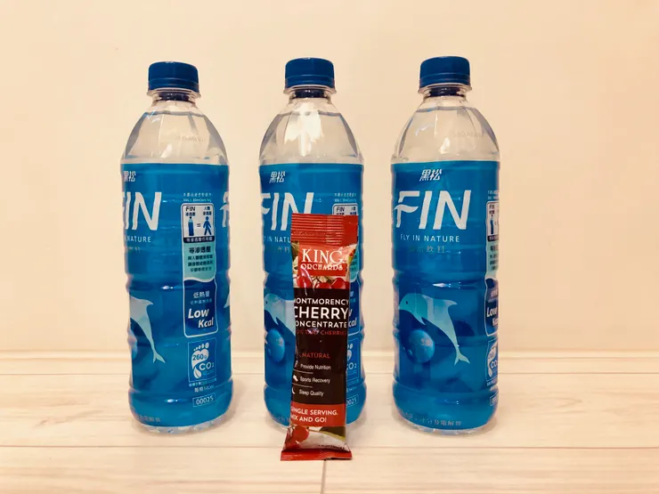 酸櫻桃汁加運動飲料,喝起來挺不錯