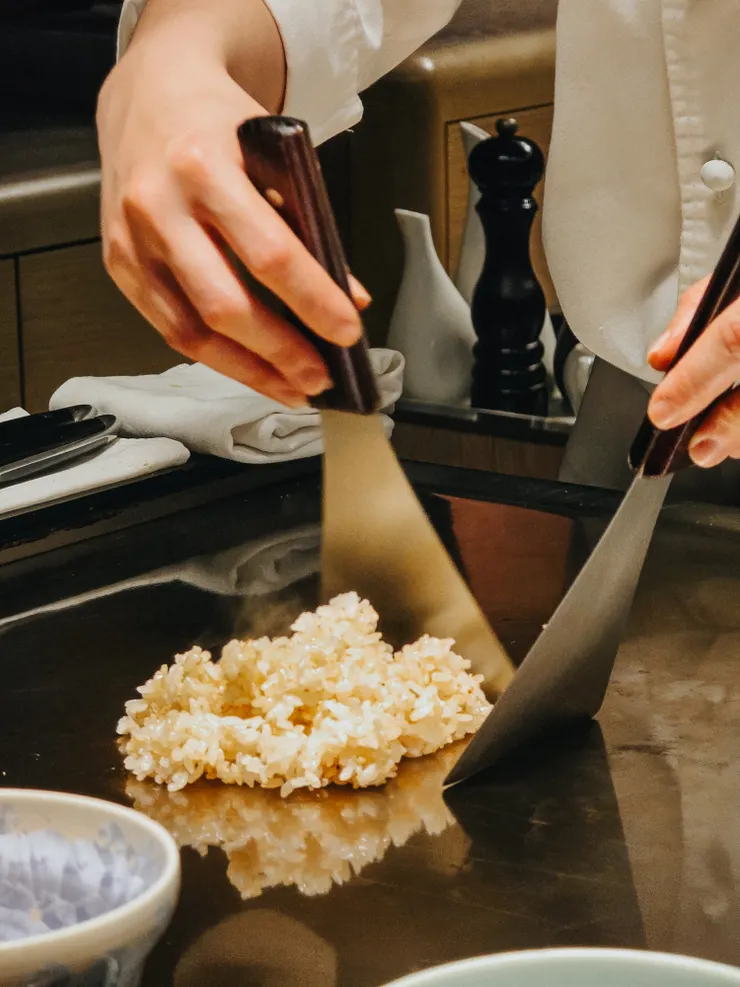 Ukai鐵板燒 蒜香新潟越光米炒飯