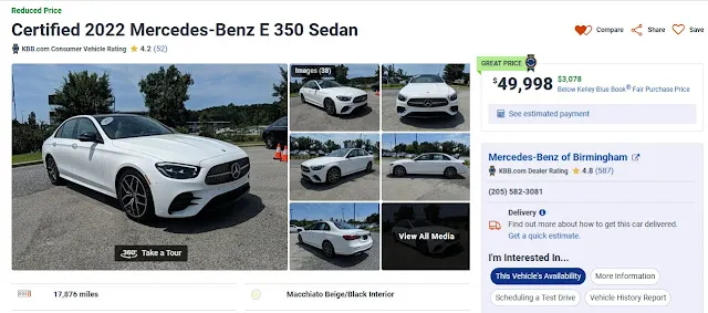 2022 BENZ E350辦到好要多少錢呢？