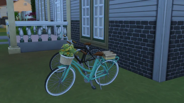 Sims 4有單車算是很好了。很懷念3有車。