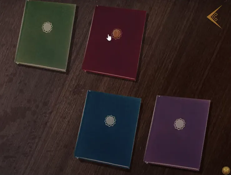每篇日記的顏色代表該角色的攻略路線，裡面記載了帳背後的行動和想法 （©2021 神海処）
