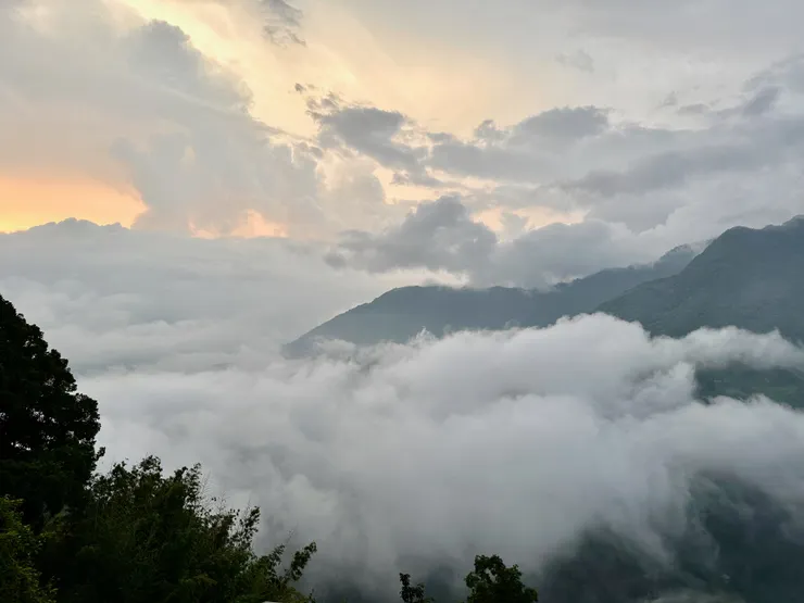 桃園復興鄉拉拉山的雲海，每年秋冬之際都可以看見