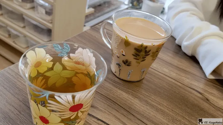 綠茶與黑糖奶茶