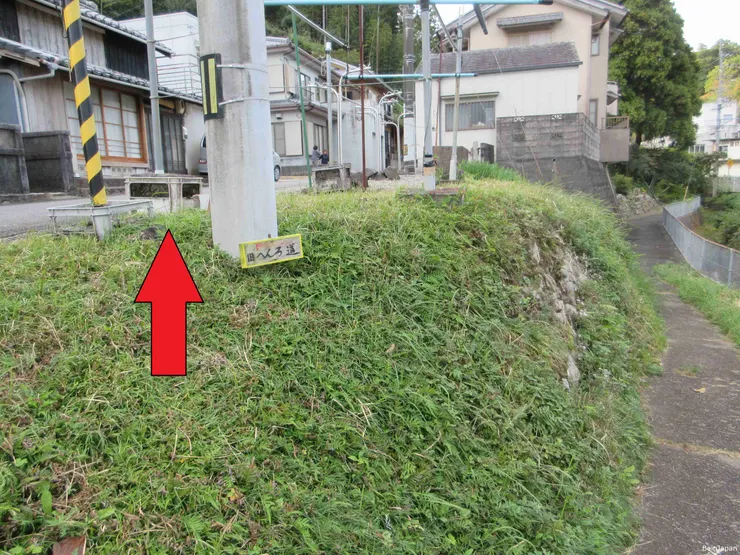 走上面這條路才能通往舊遍路道
