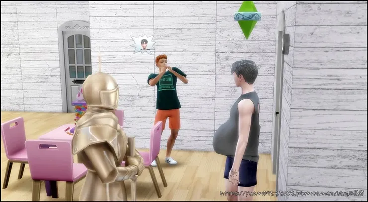 卡：殺人啊！榴槤：殺你個頭，等等就回來了！