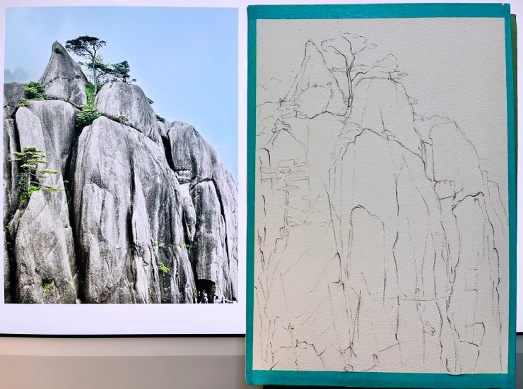 W64旅程VIII線稿, 26x18cm, Jun2024