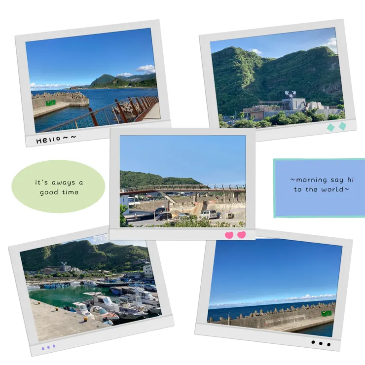 自行拍攝拼圖-萬海巷跨海景觀橋