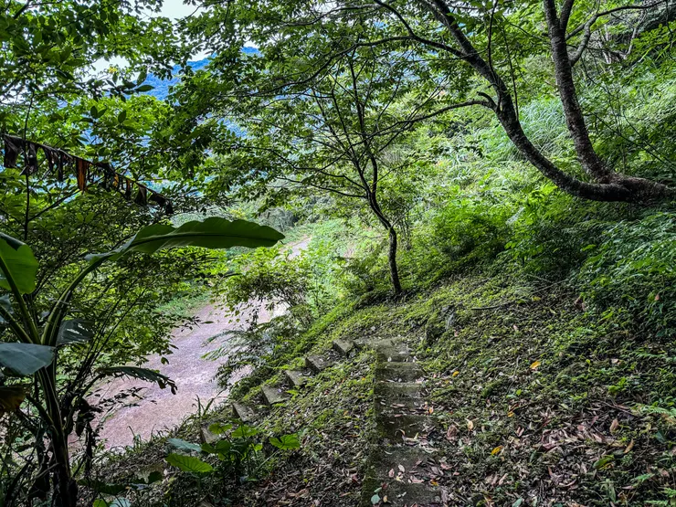 Oh~ 我的老天兒啊~~看到水泥路了。