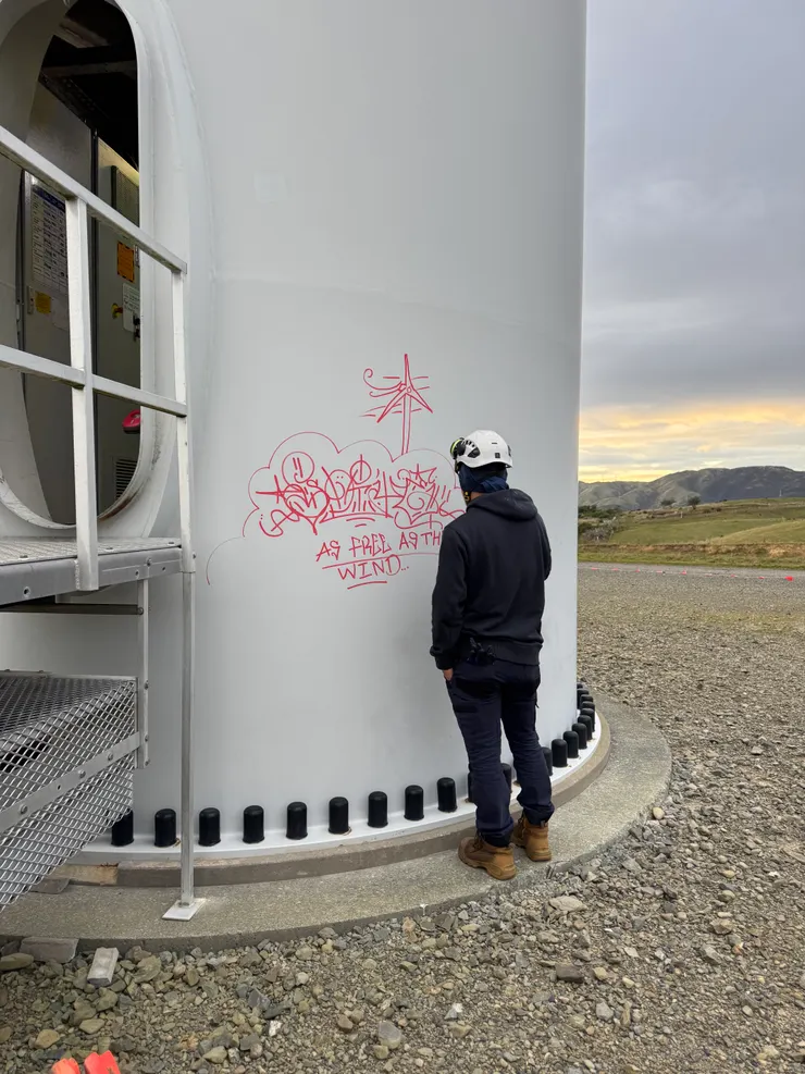 看起來就像同事正在塗鴉