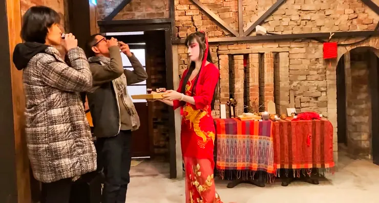 野村 祐於梅笑糧行祈福儀式 梵靈乾坤工作室提供