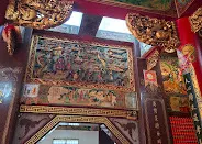 殿內的彩繪藝術（圖片截圖於網路）