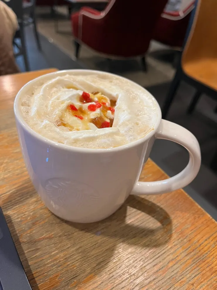 新口味烤蘋果風味那堤。