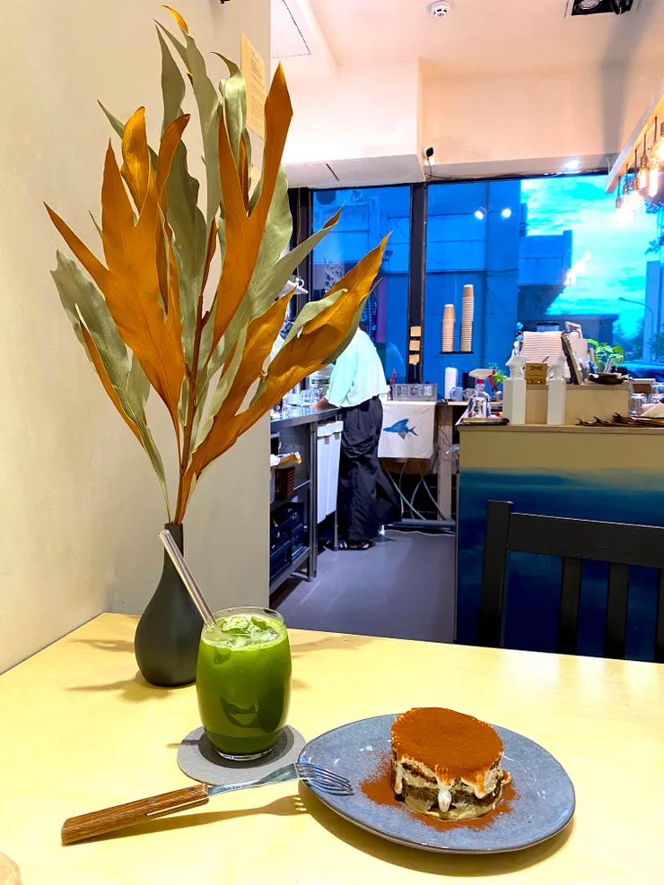 青檸抹茶配提拉米蘇