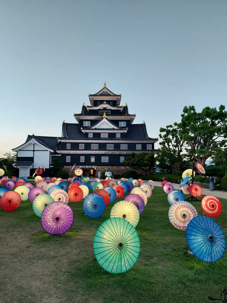 岡山城-烏城燈源鄉