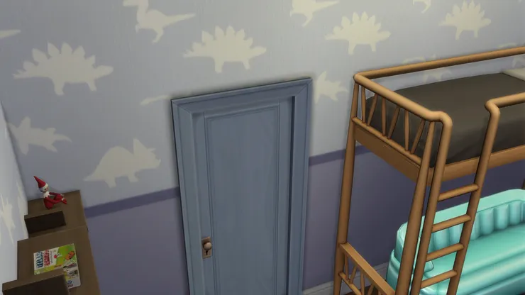 門當然要跟房間的顏色相配。