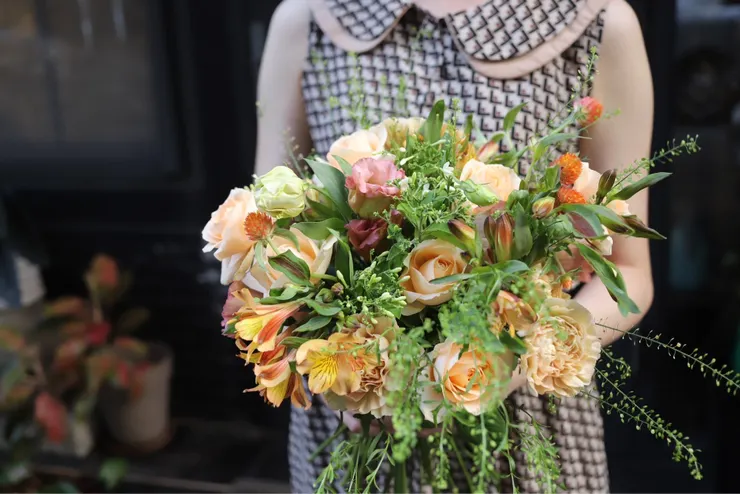 螺旋花角-手綁花束