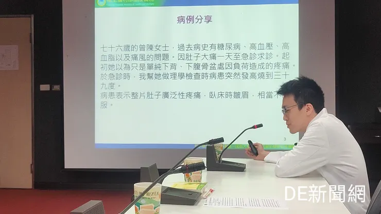 衞福部立基隆醫院外科醫師沈志欣。(記者曾金萬/攝)