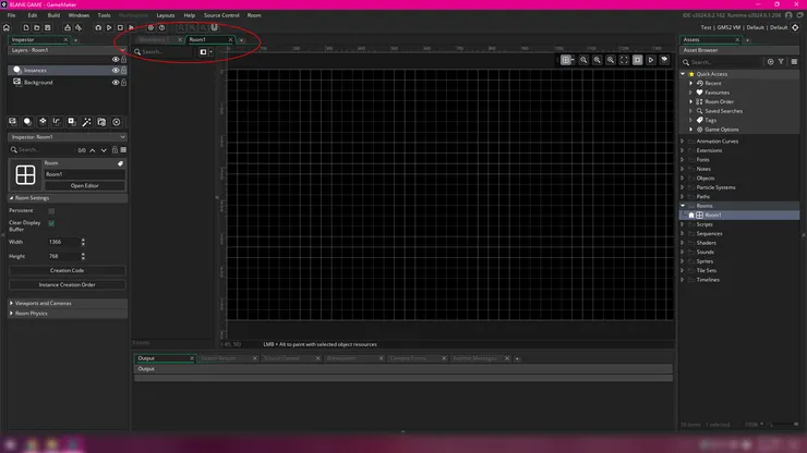 Workspace的分頁位置