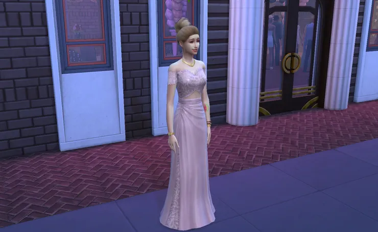 第一次參加~ 穿個氣質的 XD~