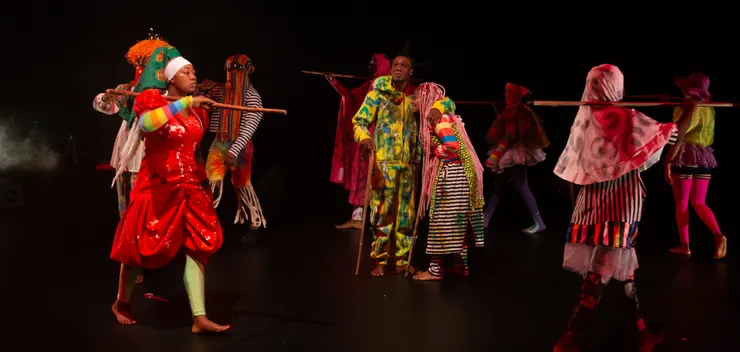 《轉轉生 Re:INCARNATION》演出影像。／影像提供：臺北表演藝術中心（© herve veronese Centre Pompid）