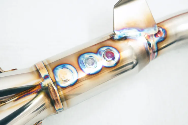 最後一張，醜醜的觸媒焊點...