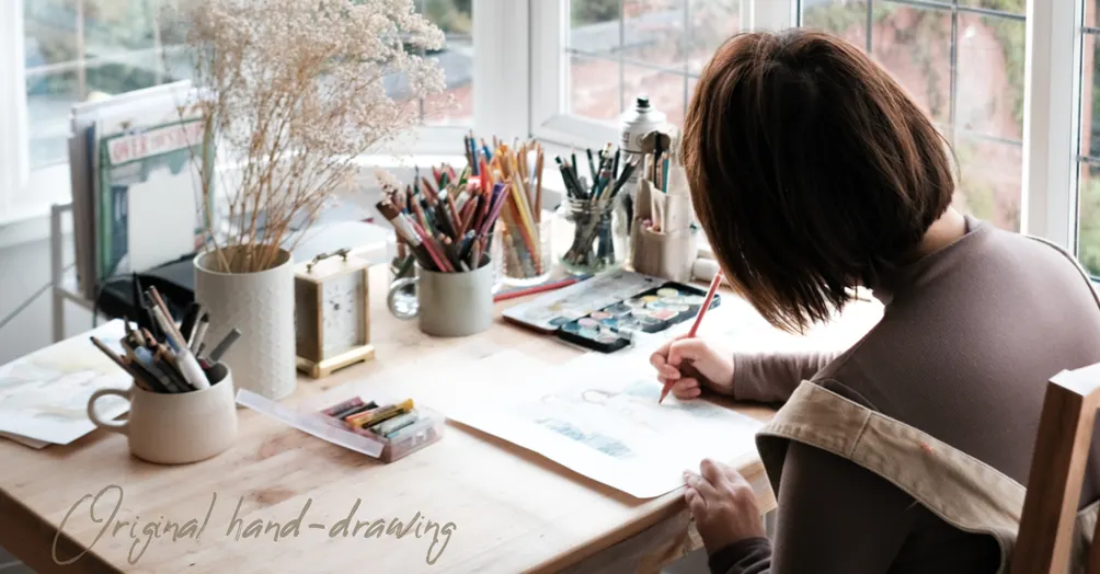 39+1移居英國當插畫家