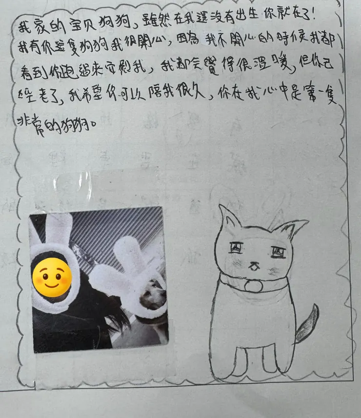 用自己的陪伴訴情來邀請愛護毛孩