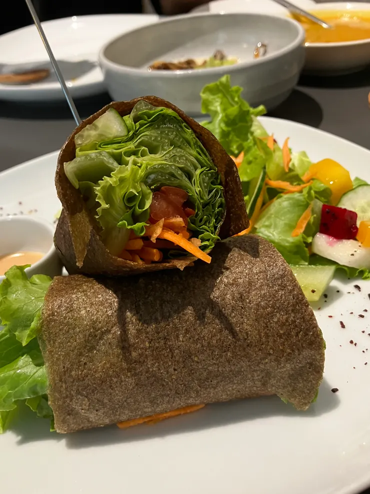 裸食亞麻籽蔬菜卷  @木葉粗食