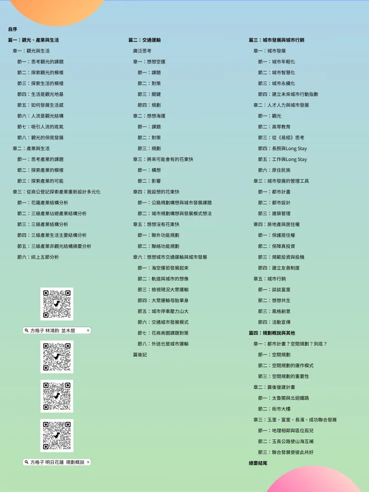 章節目錄 / 資料來源：我自己