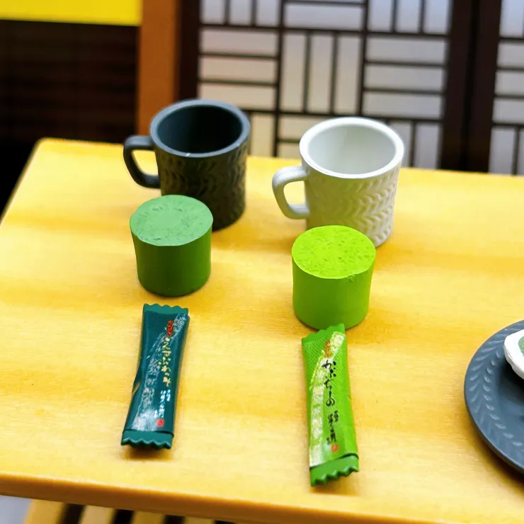 兩種不同口味的抹茶粉