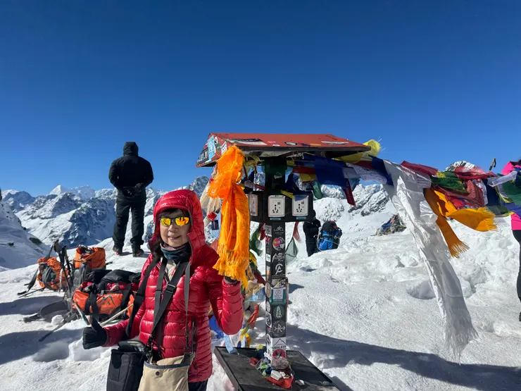 終於到了pass最高點