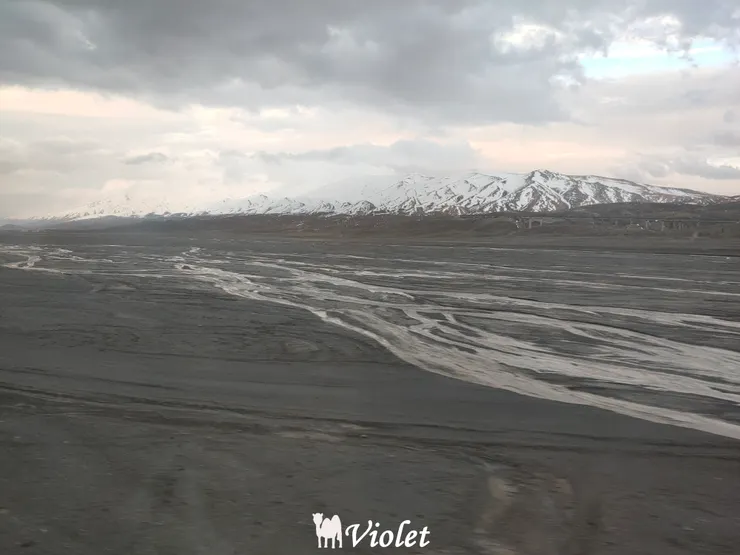 西藏 青藏列車 20:36 崑崙山脈日落