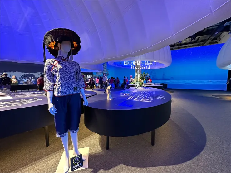 帶著孩子看展，也可以順便做機會教育，學習當有公德心的遊客。