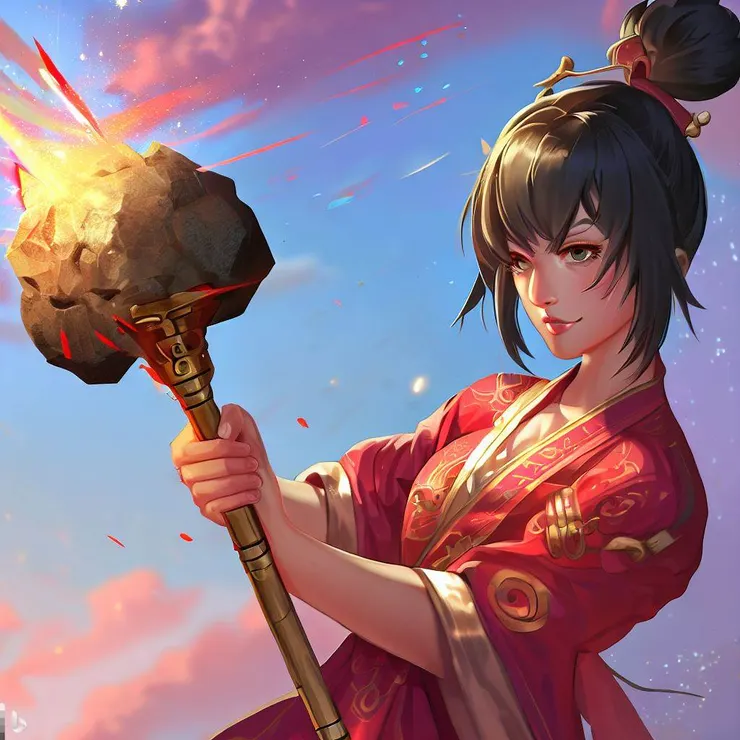 AI輸出的古裝女子