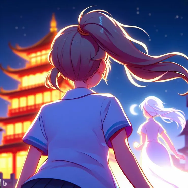 小綺獨自前往宮廟收驚