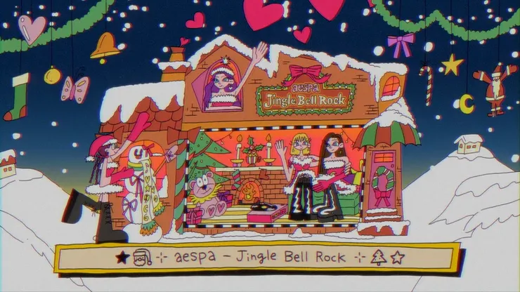 圖片來源：aespa 에스파 'Jingle Bell Rock' YouTube  