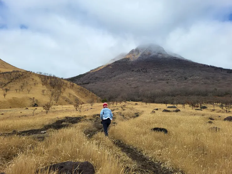 日本大分-由布岳