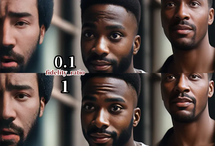 fidelity_ratio 0.1和 1 試做範例