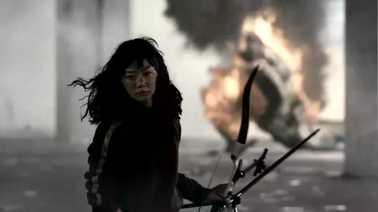 奉俊昊《駭人怪物》劇照,裴斗娜飾演朴南珠