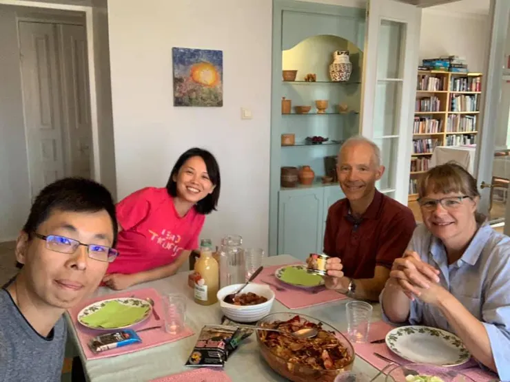 謝謝Servas主人的招待