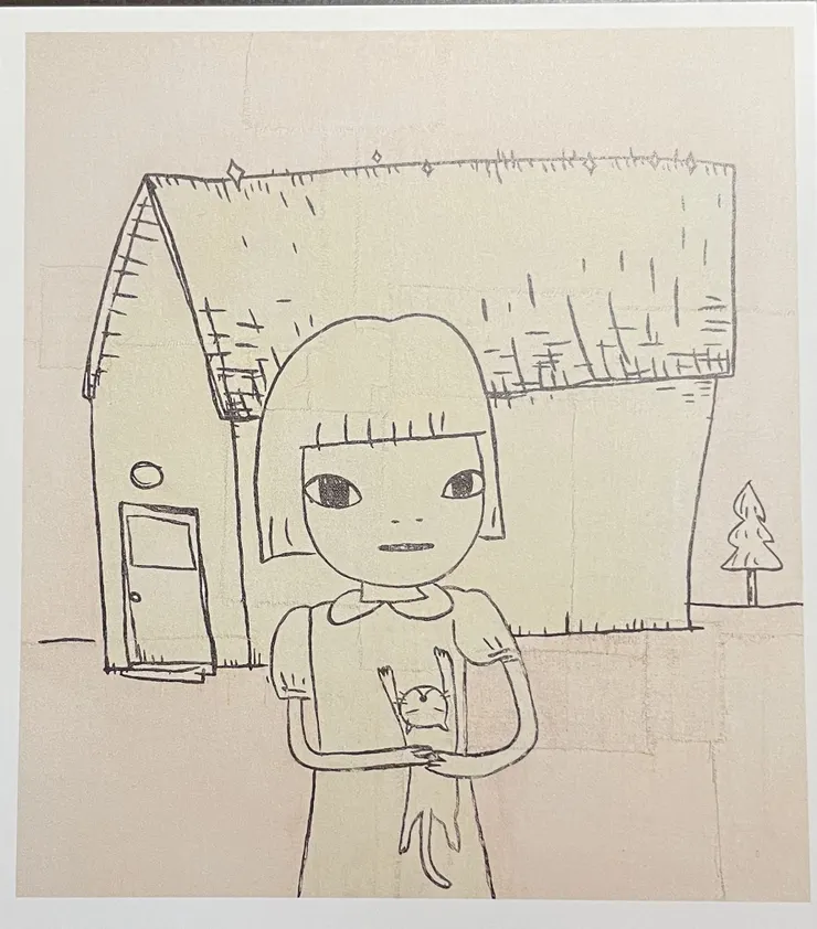 在隔壁小賣店買的明信片