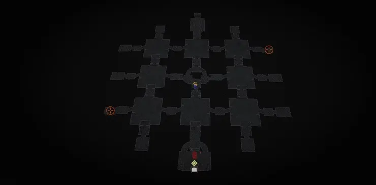 九宮格的地圖佈局