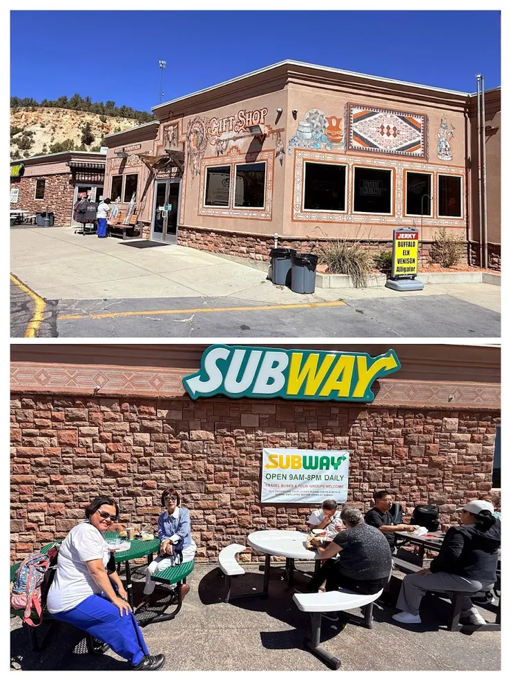 在大太陽下用餐