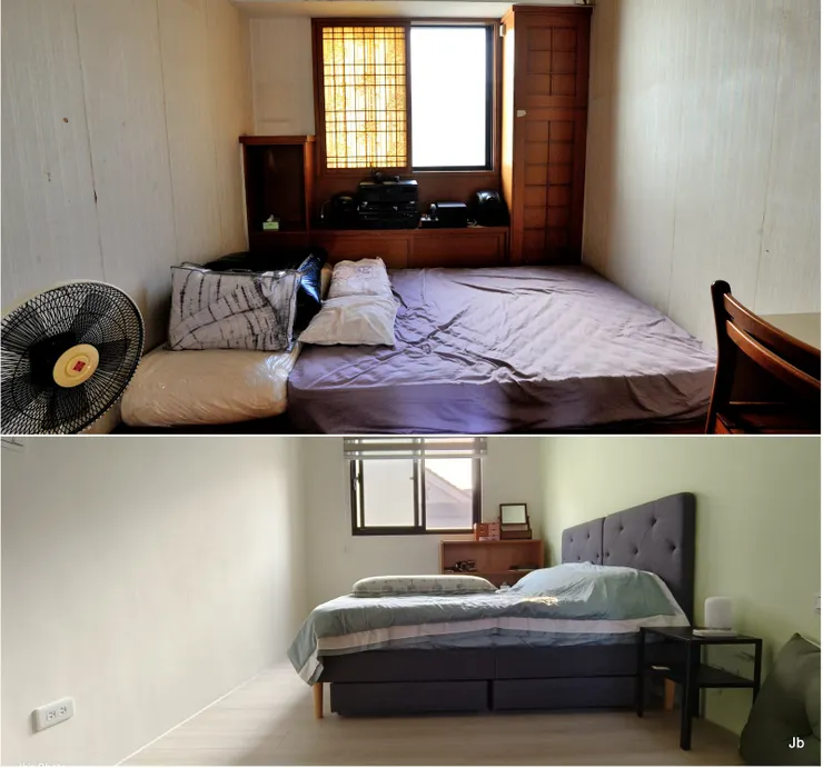 大破大立！三樓兒子房間，上昔下今。