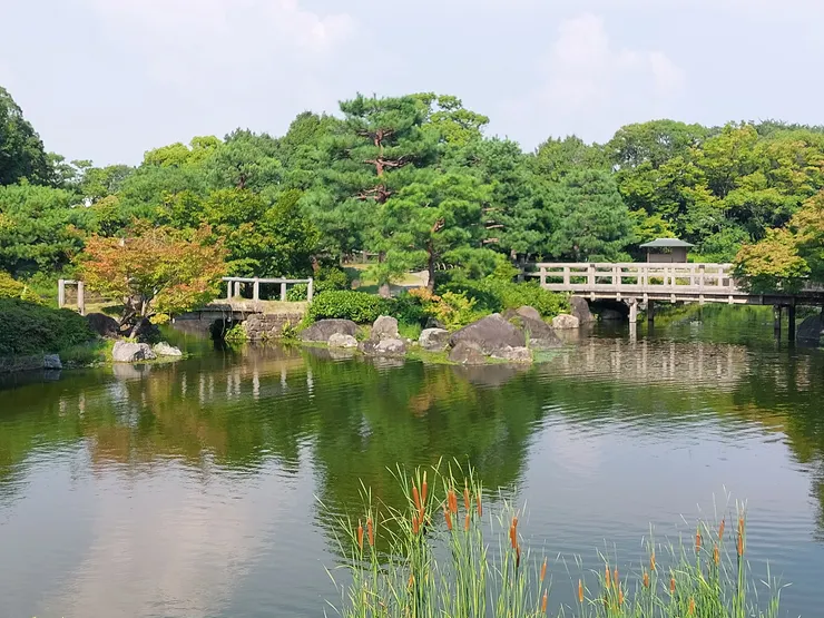 在都市有這種漂亮的庭園真的很難得